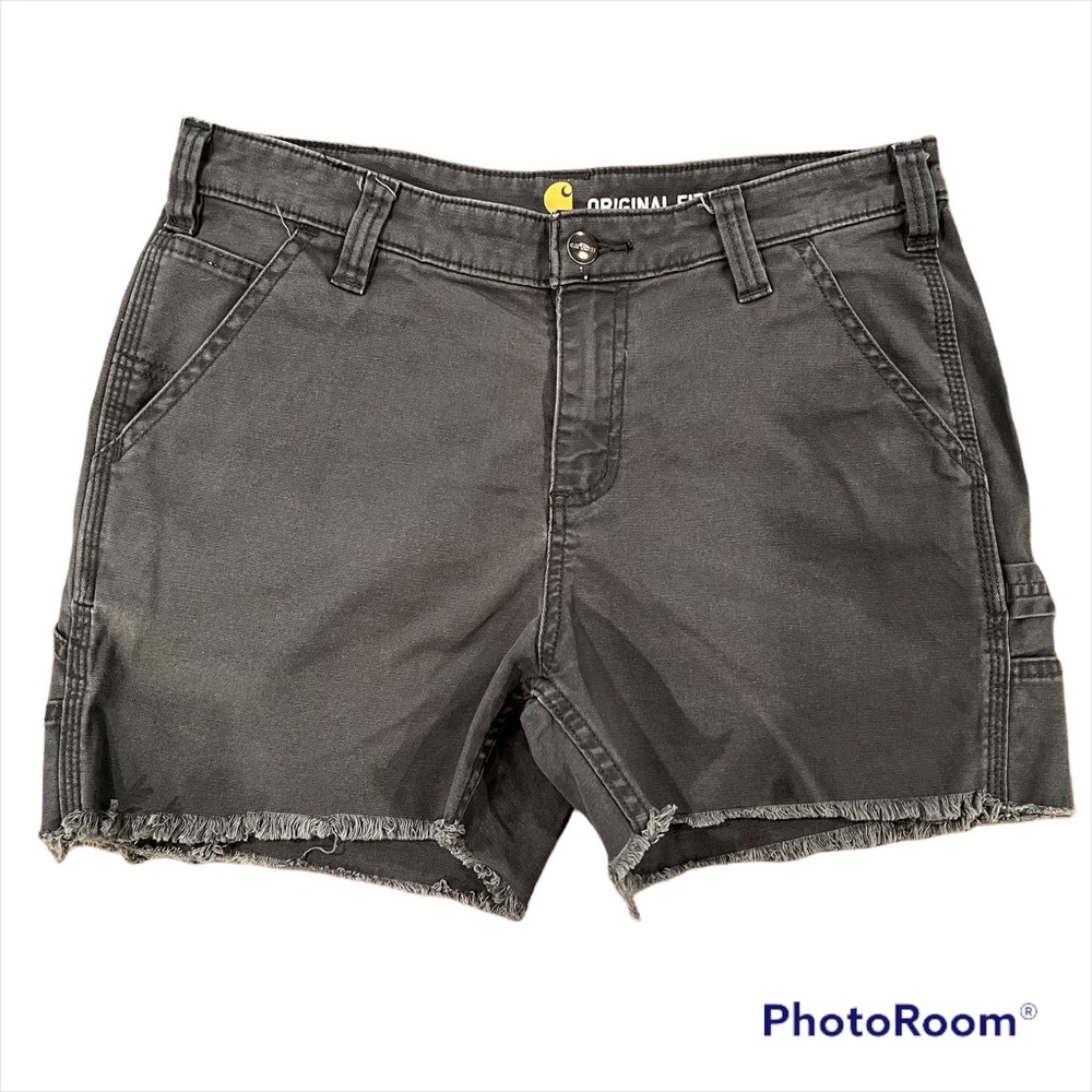 Carhartt gray cut off cutoff shorts, original fit